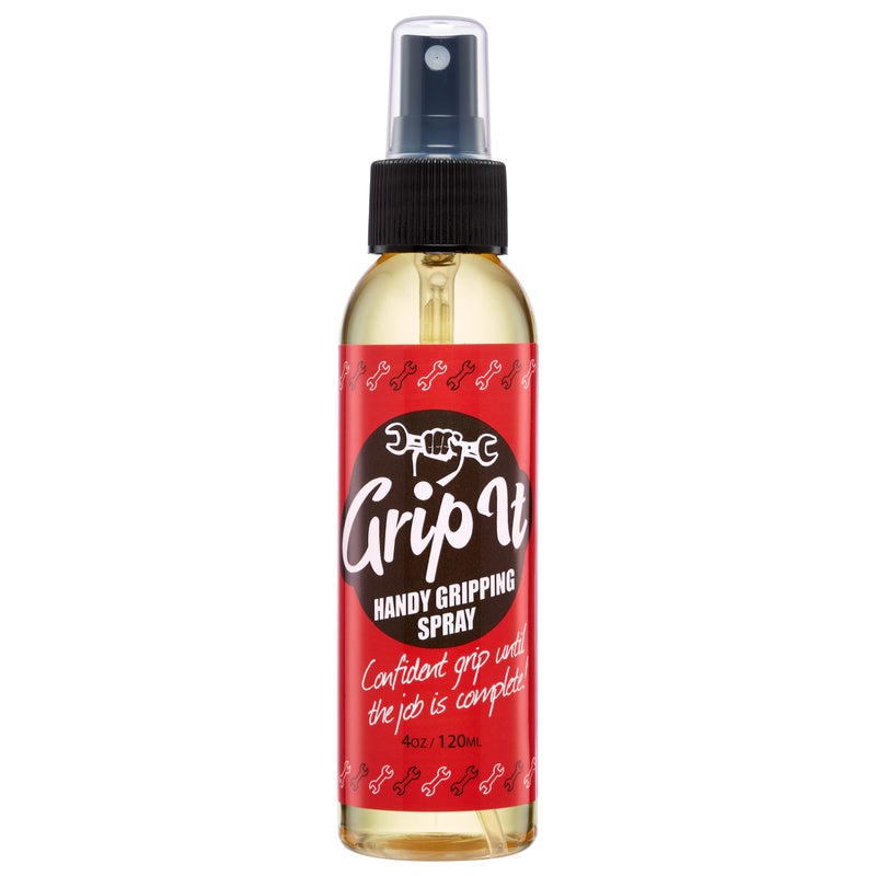 SPIN IT GRIPPING SOLUTION Grip-iT Hand Grip Spray 4 oz - Better Pole Grip for Pole Dancing - Firm Grip for Aerial Silks & Yoga Swing - Supercharge Your Tennis Overgrips - Pickleball Paddles Grip Replacement - Rosin Based - Image 1